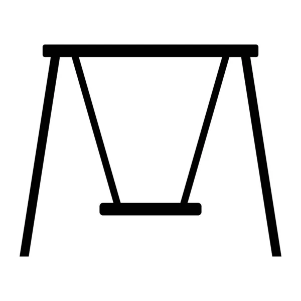 Swing Icoon Vector Template Illustratie Logo Ontwerp — Stockvector
