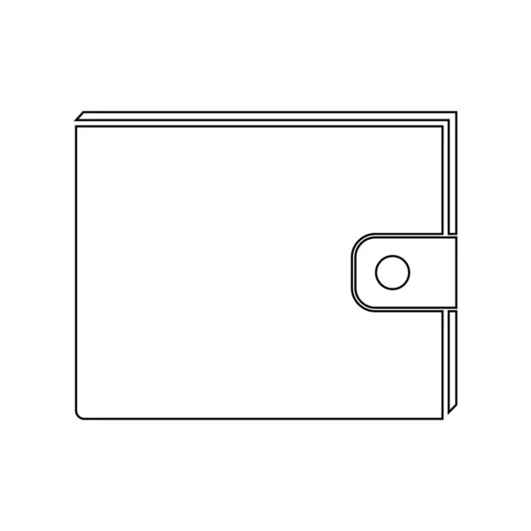 Brieftasche Symbol Vektor Vorlage Illustration Logo Design — Stockvektor