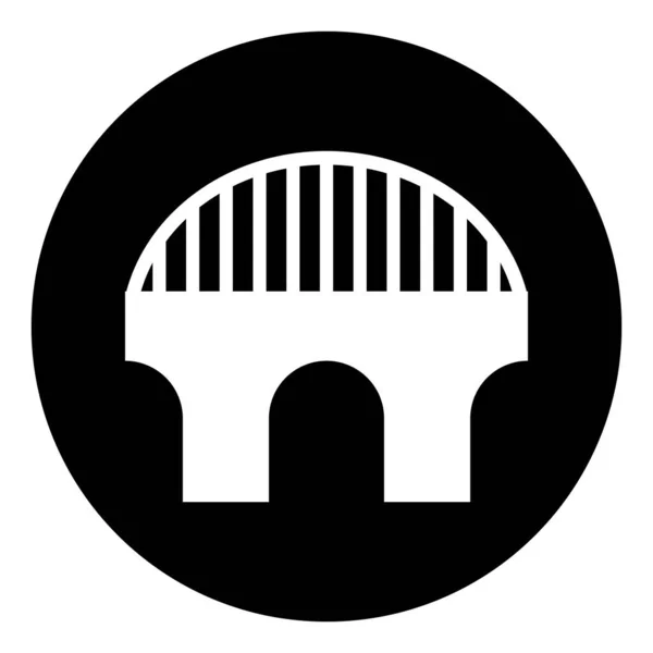 Ponte Ícone Vetor Modelo Ilustração Logotipo Design —  Vetores de Stock