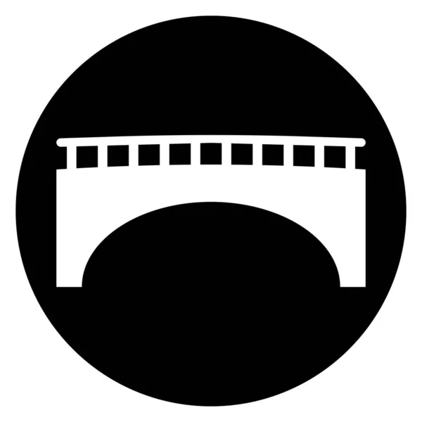 Modèle Vectoriel Icône Pont Illustration Logo Design — Image vectorielle