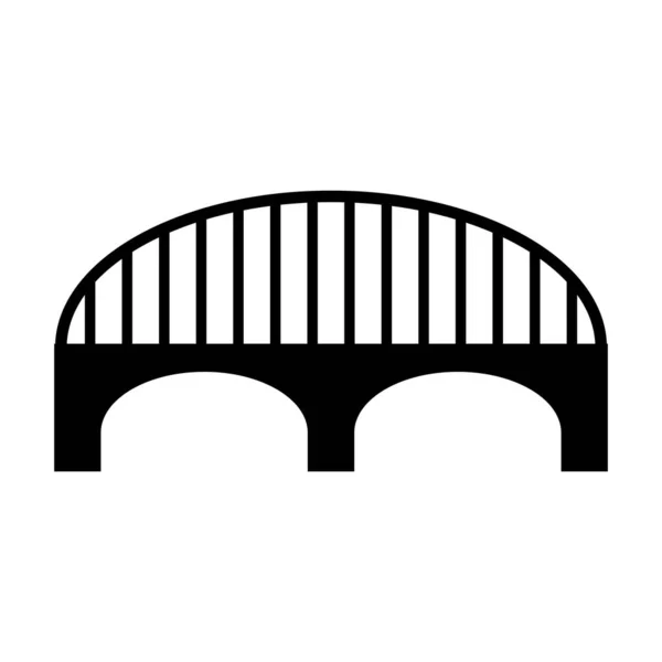 Дизайн Логотипа Векторного Шаблона Моста — стоковый вектор