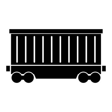 tren simgesi, tren taşıma vektör şablonu illüstrasyon logo tasarımı