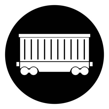 tren simgesi, tren taşıma vektör şablonu illüstrasyon logo tasarımı