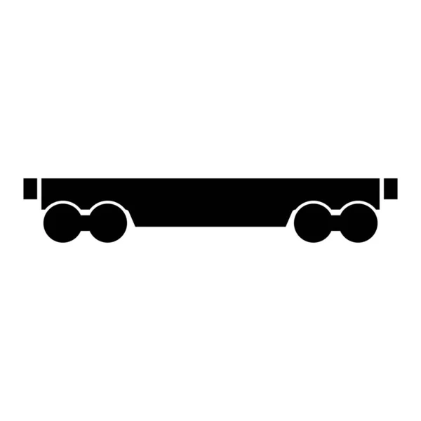 Icône Train Modèle Vectoriel Chariot Train Illustration Logo Design — Image vectorielle