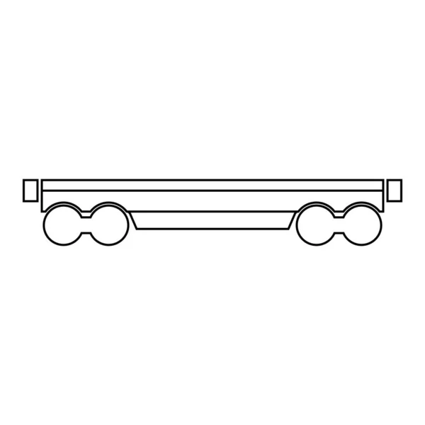 Tåg Ikon Tåg Vagn Vektor Mall Illustration Logotyp Design — Stock vektor