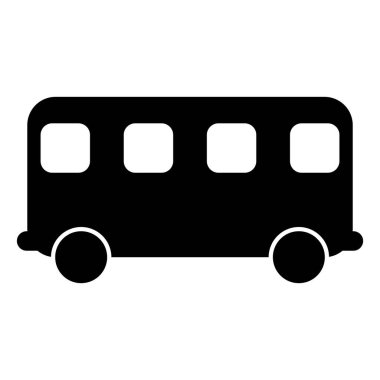 tren simgesi, tren taşıma vektör şablonu illüstrasyon logo tasarımı