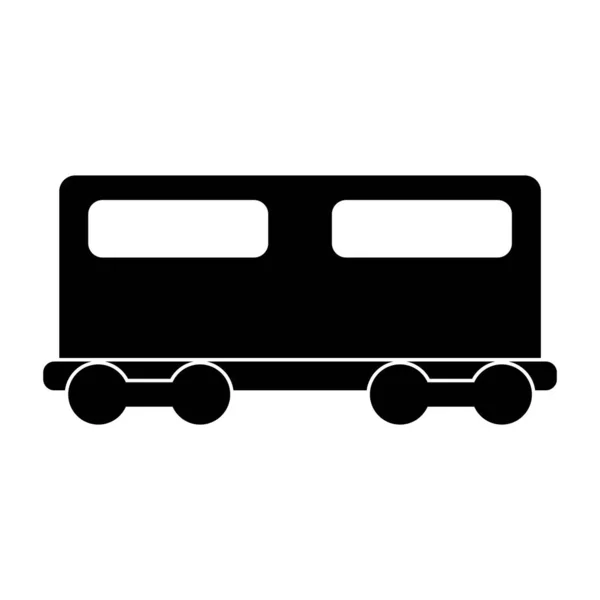 Tren Simgesi Tren Taşıma Vektör Şablonu Illüstrasyon Logo Tasarımı — Stok Vektör