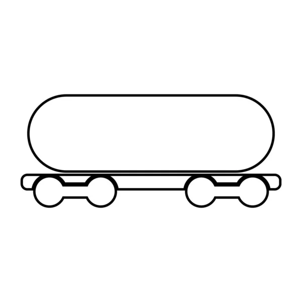Іконка Поїзда Перевезення Поїзда Векторний Шаблон Ілюстрація Логотип — стоковий вектор
