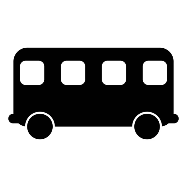 Ikona Pociągu Wektor Kolejowy Szablon Ilustracji Projekt Logo — Wektor stockowy