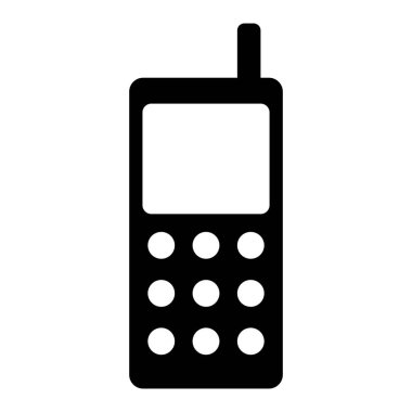 telefon simgesi vektör şablonu illüstrasyon logo tasarımı