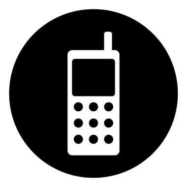 telefon simgesi vektör şablonu illüstrasyon logo tasarımı