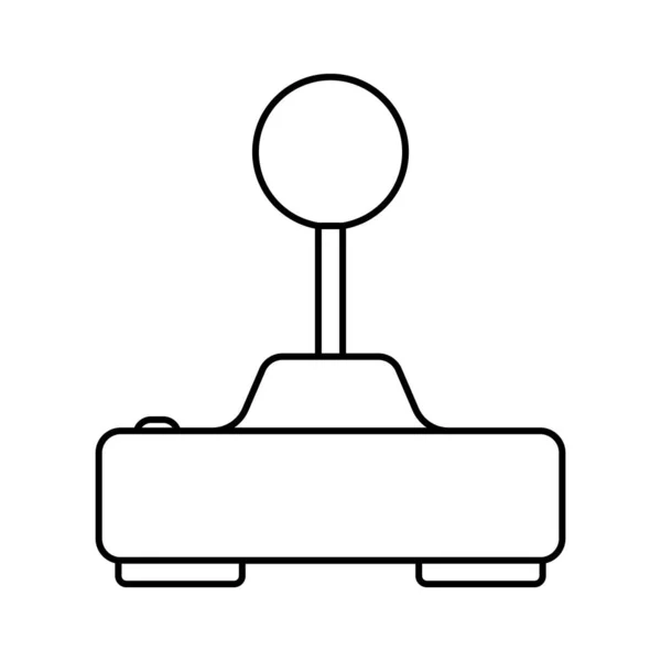 Joystick Ícone Vetor Modelo Ilustração Logotipo Design — Vetor de Stock