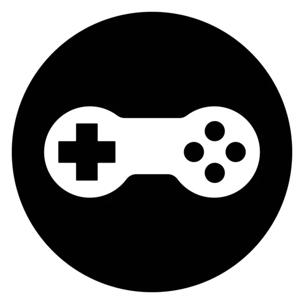 Joystick Simgesi Vektör Şablonu Illüstrasyon Logo Tasarımı — Stok Vektör