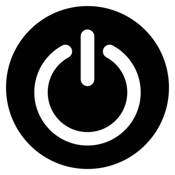 Sul Pulsante Icona Vettoriale Modello Illustrazione Logo Design — Vettoriale Stock
