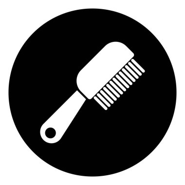 tarak simgesi vektör şablonu çizim logosu tasarımı