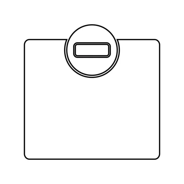 Зважування Значка Векторний Шаблон Ілюстрація Логотип Дизайн — стоковий вектор