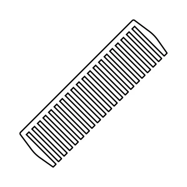 Pente Ícone Vetor Modelo Ilustração Logotipo Design — Vetor de Stock