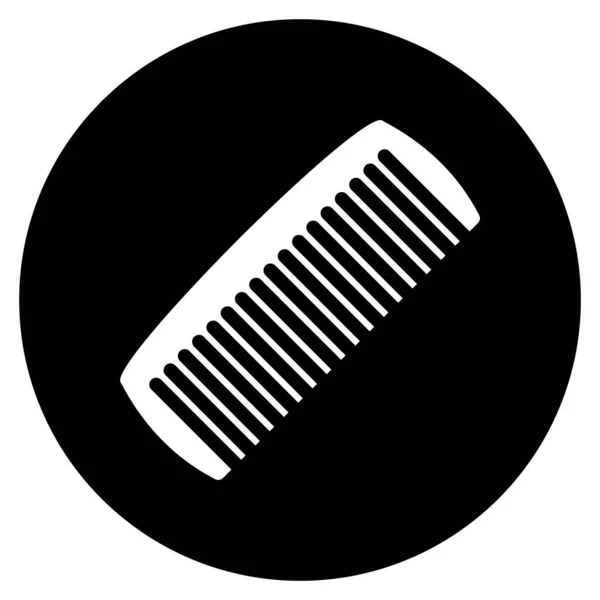 Peigne Icône Vectoriel Modèle Illustration Logo Design — Image vectorielle