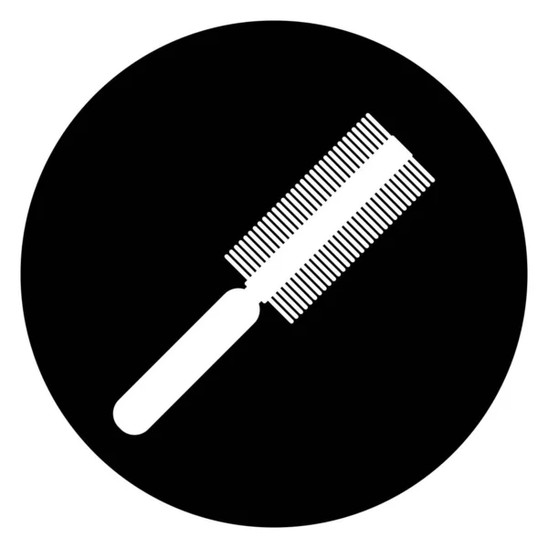 Peigne Icône Vectoriel Modèle Illustration Logo Design — Image vectorielle