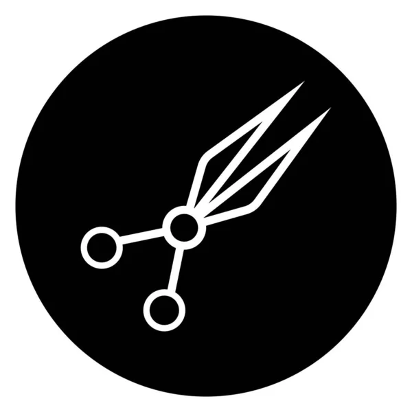 Ciseaux Icône Vecteur Modèle Illustration Logo Conception — Image vectorielle