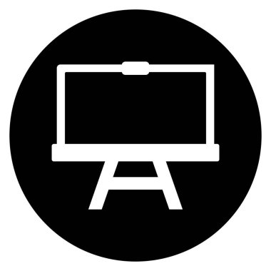 karatahta simgesi vektör şablonu logo tasarımı