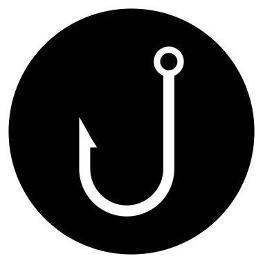 kanca simgesi vektör şablonu çizim logosu tasarımı