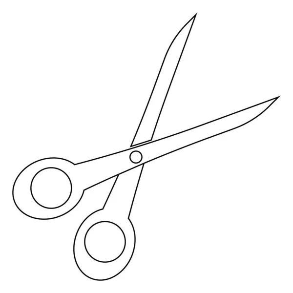 Дизайн Логотипа Векторного Шаблона Иконки Ножниц — стоковый вектор