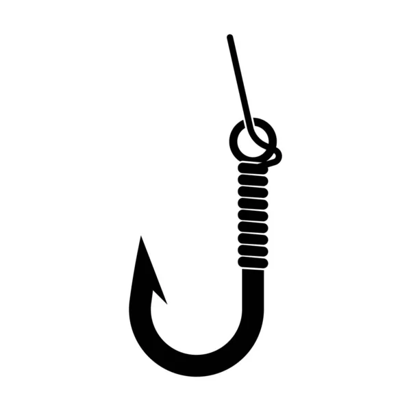 Hook Icon Vector Template Illustration Logo Design — Stock Vector