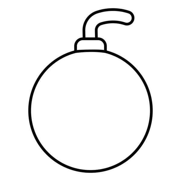 Modèle Vectoriel Icône Bombe Illustration Logo Design — Image vectorielle