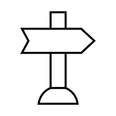 yön simgesi vektör şablonu çizim logosu tasarımı