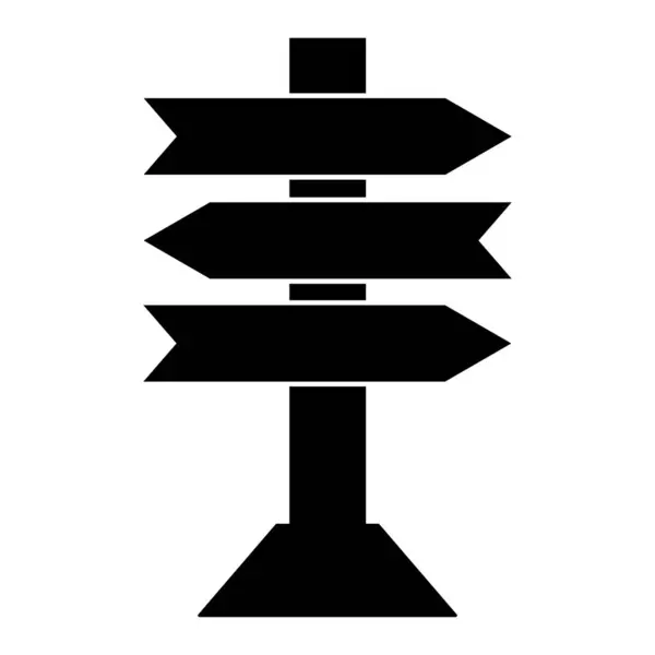Direcție Pictogramă Șablon Vector Ilustrare Logo Design — Vector de stoc