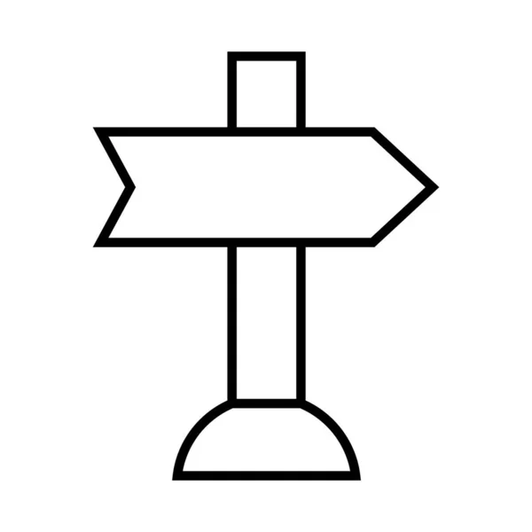 Richtung Symbol Vektor Vorlage Illustration Logo Design — Stockvektor