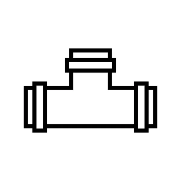 Modèle Vectoriel Icône Tuyau Illustration Logo Design — Image vectorielle