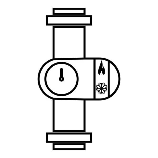 Ikona Rury Wektor Szablon Ilustracja Logo Projekt — Wektor stockowy