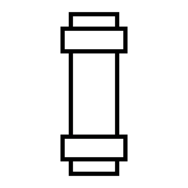 Boru Simgesi Vektör Şablonu Illüstrasyon Logo Tasarımı — Stok Vektör