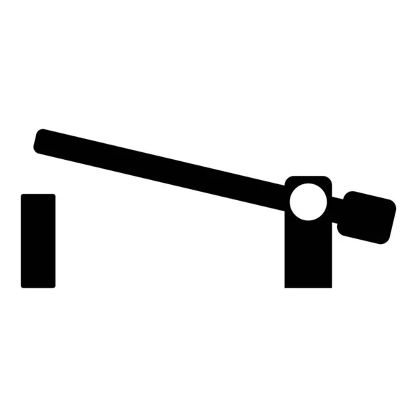 Straßensperre Symbol Vektor Vorlage Illustration Logo Design — Stockvektor