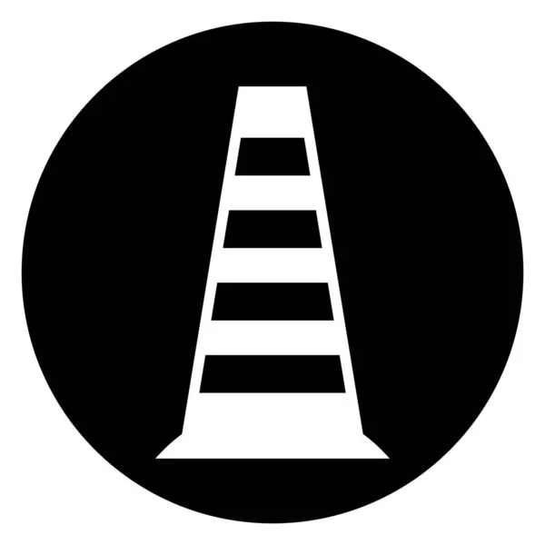Roadblock Ícone Vetor Modelo Ilustração Logotipo Design — Vetor de Stock