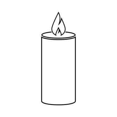 Mum simgesi vektör şablonu illüstrasyon logo tasarımı