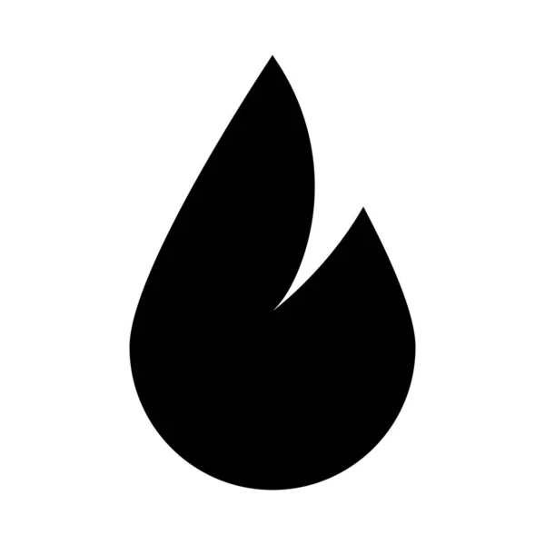 火アイコンベクトルイラストロゴデザイン — ストックベクタ