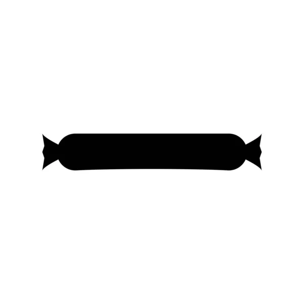Ковбаса Значок Векторний Шаблон Ілюстрація Логотип Дизайн — стоковий вектор