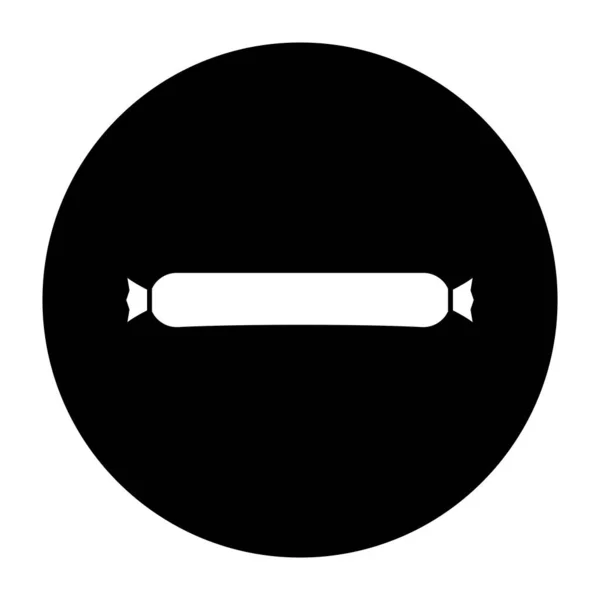 Wurst Symbol Vektor Vorlage Illustration Logo Design — Stockvektor