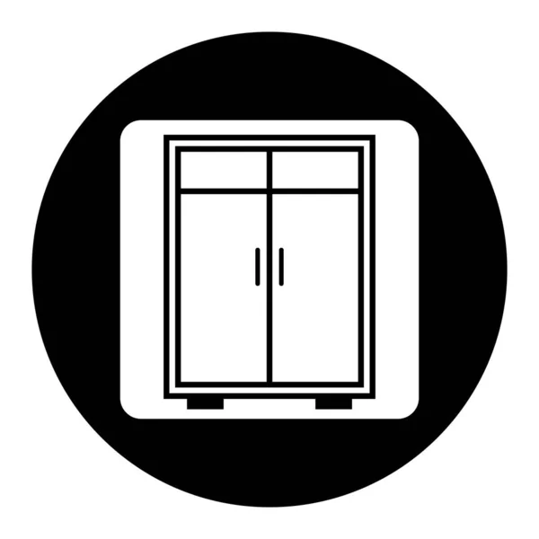 Дизайн Логотипа Векторного Шаблона Шкафа — стоковый вектор