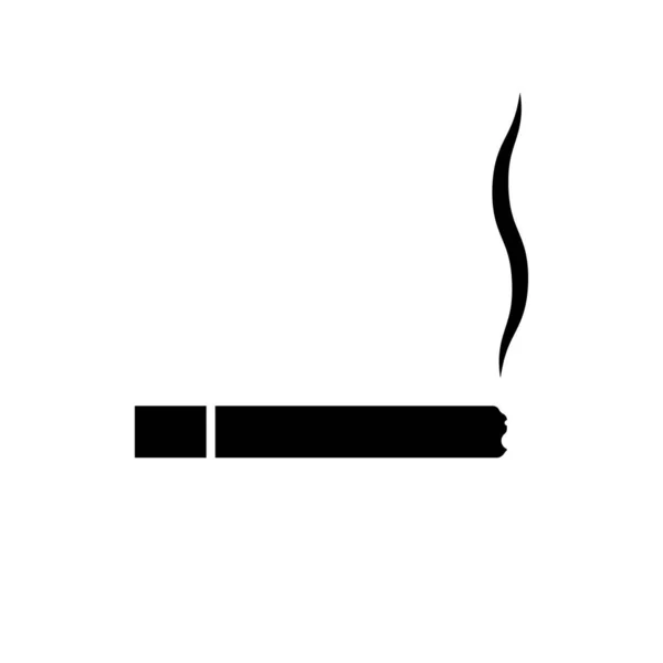 Cigarett Ikon Vektor Mall Illustration Logotyp Design — Stock vektor