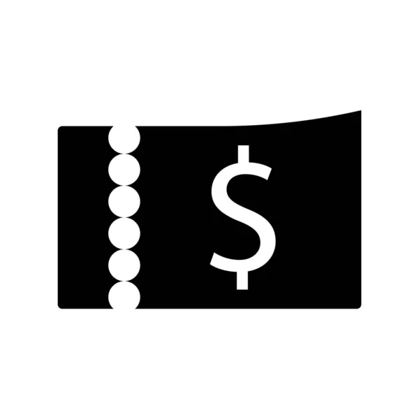 Дизайн Логотипа Векторного Шаблона Билета — стоковый вектор
