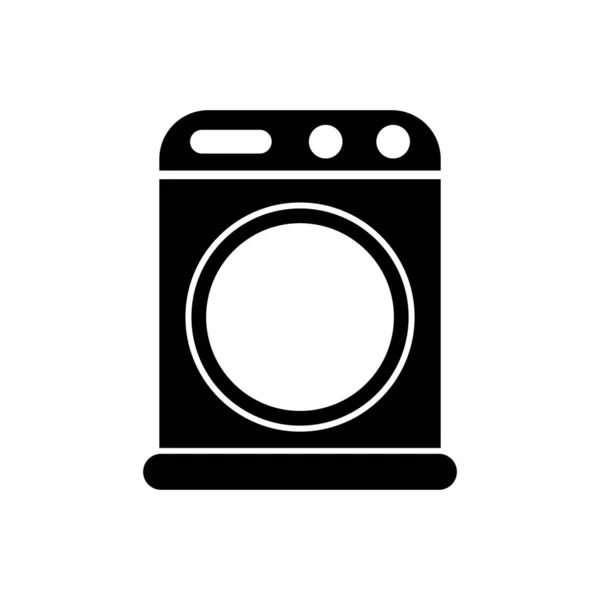 Waschmaschine Symbol Vektor Vorlage Illustration Logo Design — Stockvektor