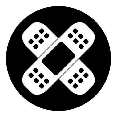 bandaj simgesi vektör şablonu logo tasarımı