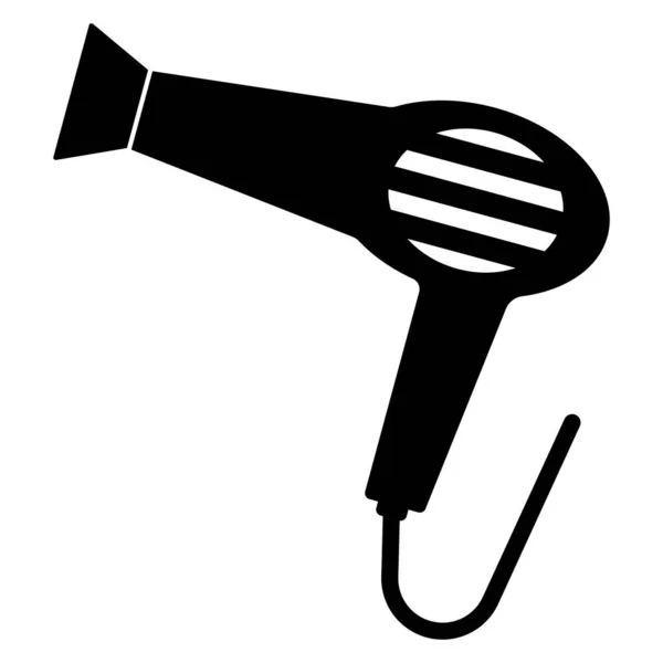 Modèle Vectoriel Icône Sèche Cheveux Illustration Logo Design — Image vectorielle