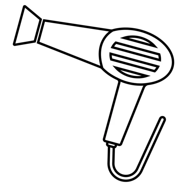 Hair Dryer Icon Vector Template Illustration Logo Design — Stock Vector