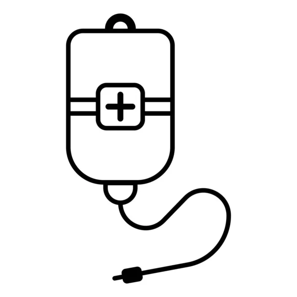 Іконка Інфузійної Медицини Векторна Ілюстрація Дизайну Логотипу — стоковий вектор