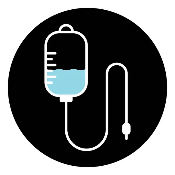 Іконка Інфузійної Медицини Векторна Ілюстрація Дизайну Логотипу — стоковий вектор